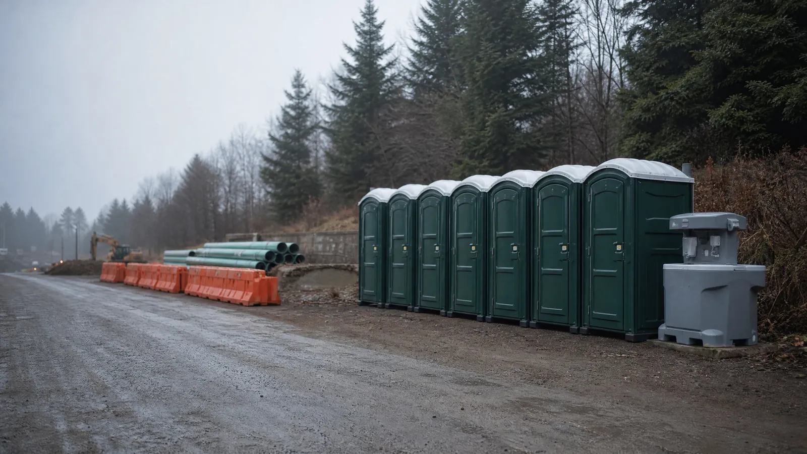 Handwashing and sanitizer stations portable sanitation setup